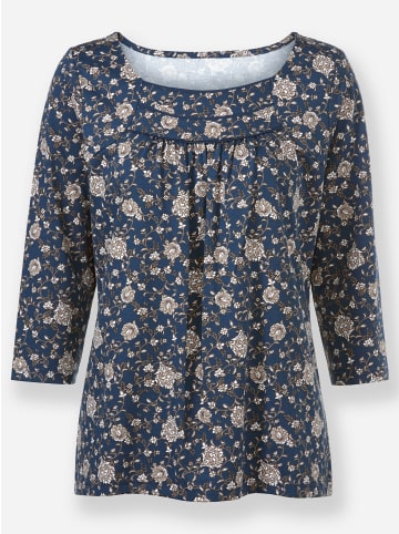 WITT WEIDEN Shirt in dunkelblau-sesam