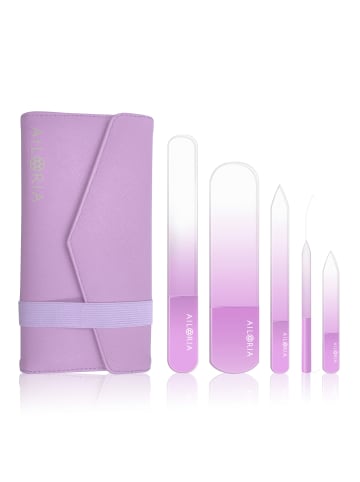 Ailoria CONTOUR LUXE Glas-Nagelfeilenset in lila