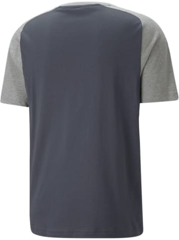Puma T-Shirt "TeamCUP CasuaLongsleeve Tee" in Blau