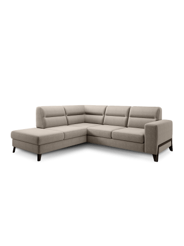 MF Design Cassada Recamiere Links in Braun -  (L) 237 x (B) 277 x (H) 100 cm