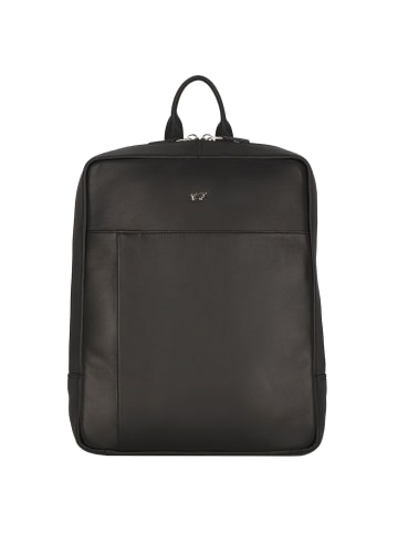 Braun Büffel Golf 2.0 Rucksack Leder 41 cm Laptopfach schwarz