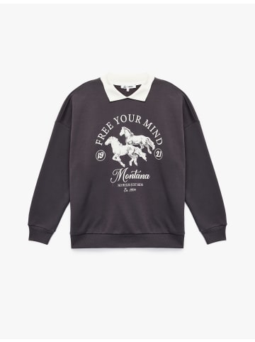 KOTON SWEATSHIRTS in Grau