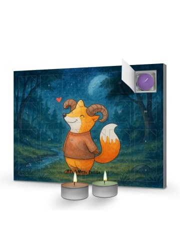 Mr. & Mrs. Panda Kerzen Adventskalender Widder Astologie Design ... in Weiß