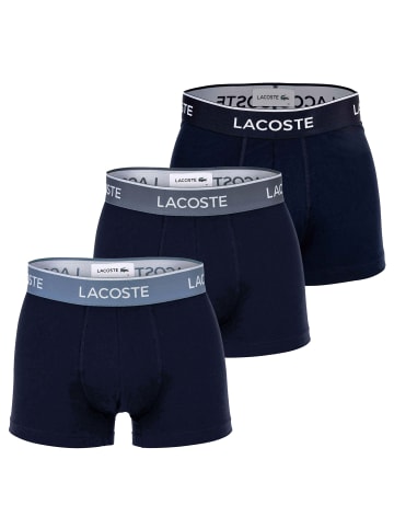 Lacoste Boxershort 3er Pack in Blau/Graublau