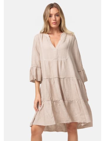 PM SELECTED Musselin Tunika in Beige