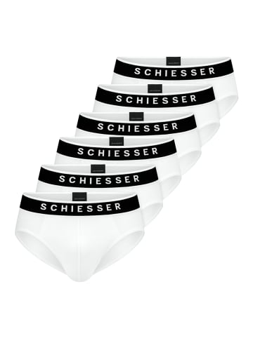 Schiesser Rio Slip / Unterhose 95/5 Organic Cotton in Weiß