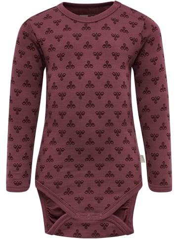 Hummel Druckknopf Strampler Hmlbambo Mädchen in ROAN ROUGE