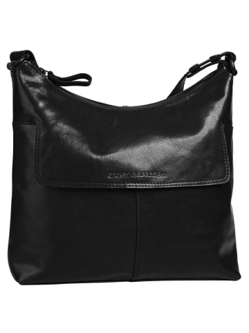 SPIKES & SPARROW Umhängetasche in schwarz