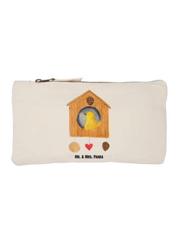 Mr. & Mrs. Panda Federmappe Vogelhaus Home ohne Spruch in Weiß