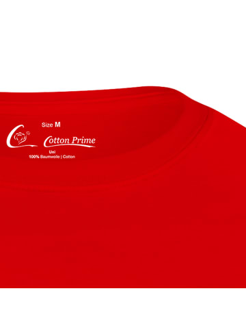 Cotton Prime® 10er Pack T-Shirt O-Neck - Tee in Rot