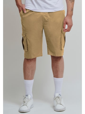 Forbest Cargo Bermuda Shorts Kurze Freizeit Hose mit Tunnelzug in Beige