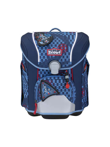 Scout Scout Micro Schulranzen-Set 4 teilig Safety Light Space Explorer