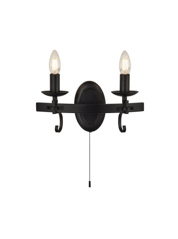 Licht-Erlebnisse Wandlampe (B)32 x (H)18 cm in Schwarz