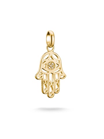 Thomas Sabo Charm-Anhänger in gold, weiß
