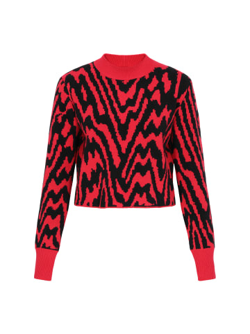 myMo ROCKS Women Sweater in red black