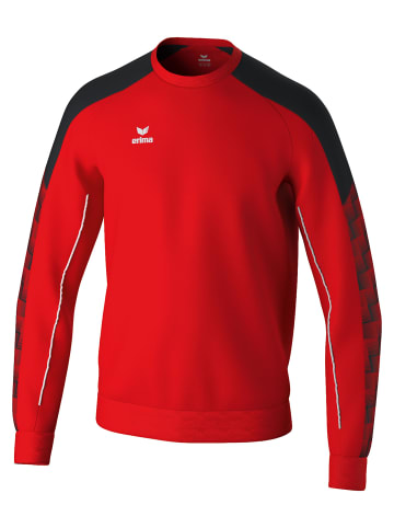 erima Unisex Erwachsene Sweatshirt in rot/schwarz