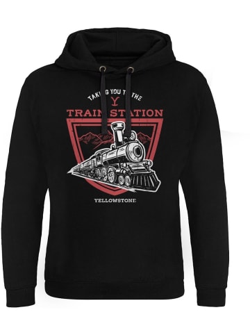 yellowstone Hoodie in Schwarz