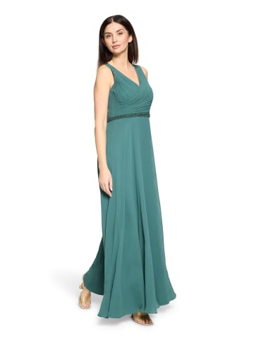 Vera Mont Abendkleid mit Plissee in Dark Emerald