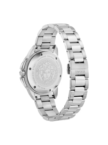 Versace Analoguhr für Herren in silber