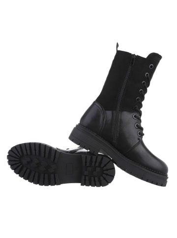 Ital-Design Stiefelette in Schwarz