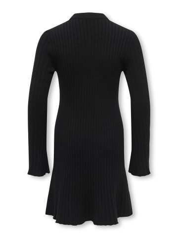 KIDS ONLY Strickkleid Rippstrick langarm Kogmichella in black