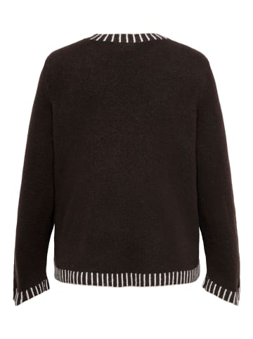 ONLY Carmakoma Strickpullover in Chocolate Torte 1