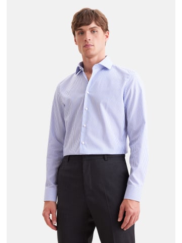 Seidensticker Business Hemd Slim in Mittelblau