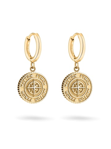 FYNCH-HATTON Ohrringe The Northstar Coin in gold