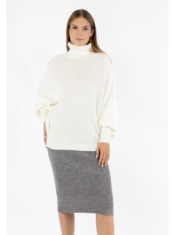 RISA Damen Strick Pullover in Weiss