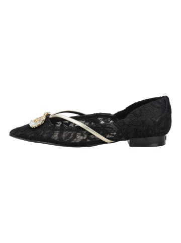 Liu Jo Ballerinas in Schwarz/Gold