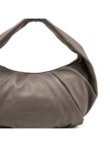 Les Visionnaires Greta Schultertasche Leder 37 cm in cappuccino beige