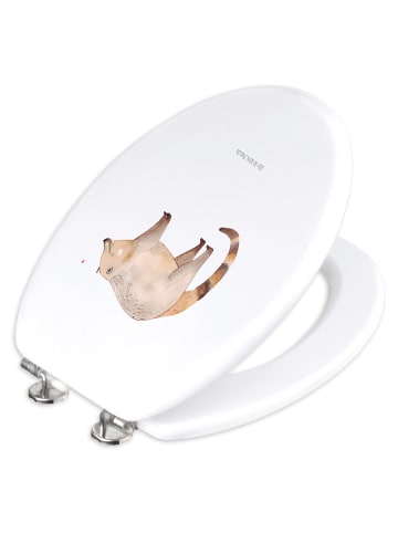 Mr. & Mrs. Panda Klodeckel Nasenbär ohne Spruch in Weiß