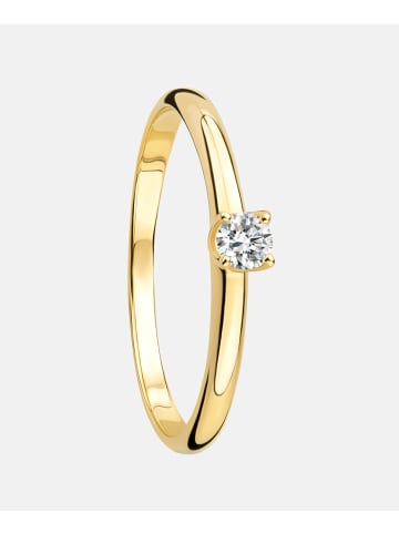 Diamant L'éternel Ring aus 375 Gelbgold mit Diamant