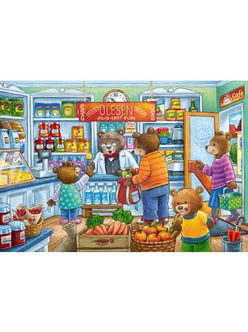 Ravensburger Ravensburger Kinderpuzzle - 05076 Komm, wir gehen einkaufen - Puzzle für...