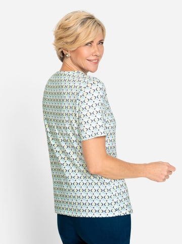 WITT WEIDEN Kurzarmshirt in mint-pistazie-bedruckt