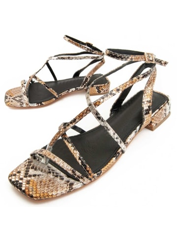 Montevita Sandalen Fersensandale Sandalo2 Gold in Golden