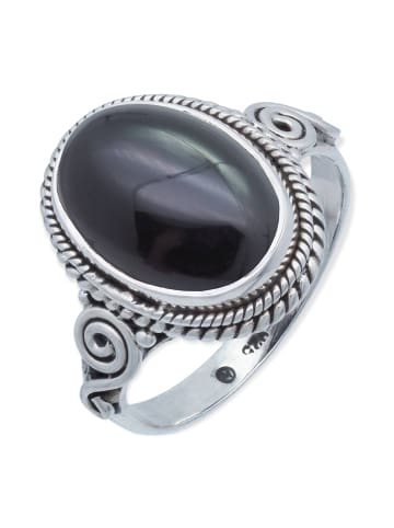 mantraroma 925er Silber - Ringe mit Onyx