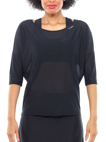 Winshape Functional Mesh-Dance Top DT107 in schwarz/mesh