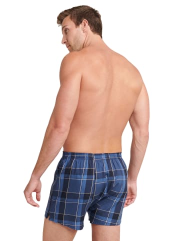 Jockey Boxershort Just Squared Woven in Dunkelblau