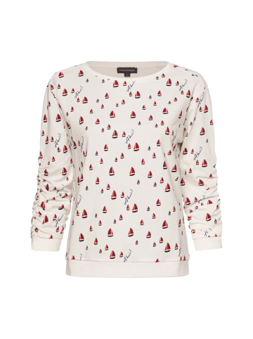 Franco Callegari Sweatshirt in weiß rot