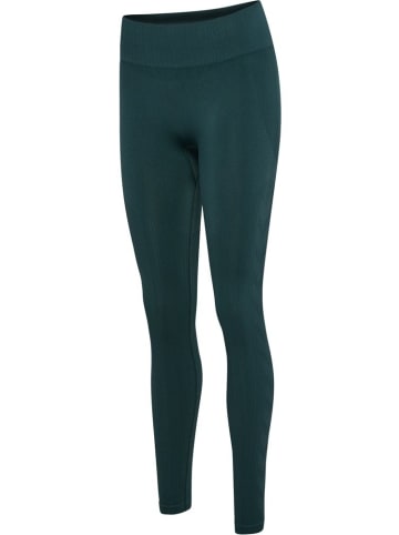 Hummel Leggings "Hmlmt Define Seaml Scrunch Tights" in Grün