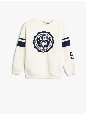 KOTON Sweatshirt in Ekru