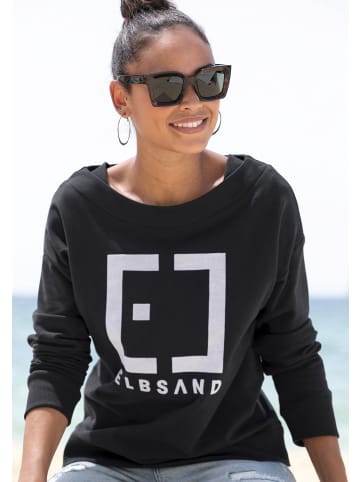 ELBSAND Sweatshirt in schwarz