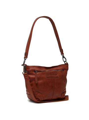 The Chesterfield Brand Schultertasche Leder 22 cm in cognac