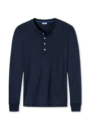 Schiesser Revival Longsleeve in Blau