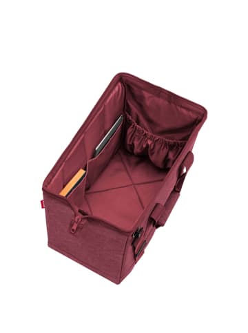 Reisenthel travelling allrounder M - Reisetasche 40 cm (leo vanilla) in twist maroon