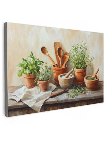 MuchoWow Leinwand Bilder Terra cotta