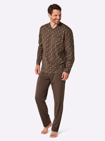 WITT WEIDEN Schlafanzüge in schoko + camel