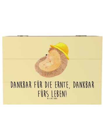 Mr. & Mrs. Panda Aufbewahrungsbox Erntedankfest Dankbarkeit mit ... in Gelb Pastell