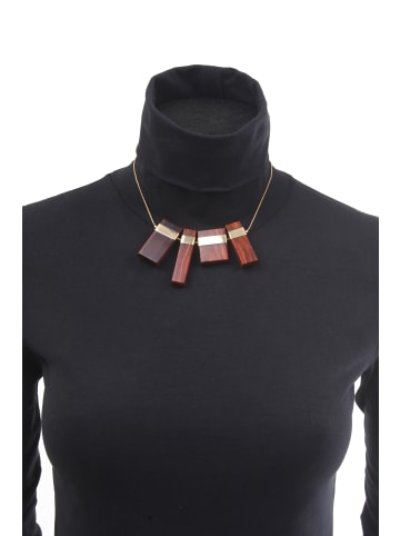collezione alessandro Kurze Kette " Elani " in braun